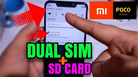 pocophone f1 sim slot